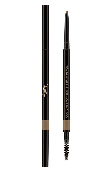 ysl eyebrow pencil swatch|ysl couture brow.